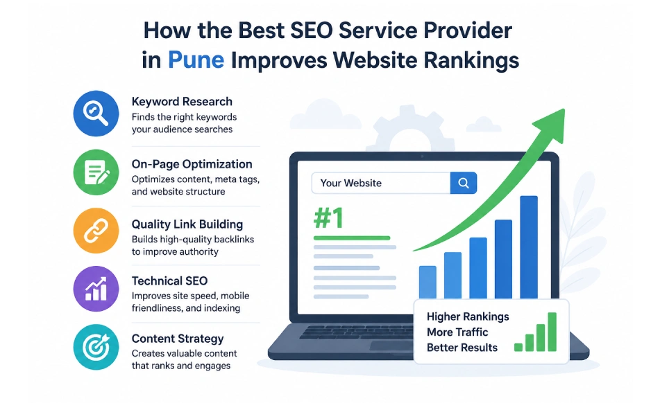 How the Best SEO Service Provider in Pune Improves Website Rankings
